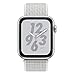 INTENY Sport Band Compatible with Apple Watch 42mm, Soft Lightweight Breathable Nylon Sport Loop, Strap Replacement for iWatch Series 4 (Summit White, 42mm)