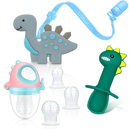 TitaCare Dinosaur Baby Teething Toys Set, Dinosaur Teether, Dinosaurs