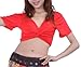 BellyLady Belly Dance Short Sleeved Wrap Top
