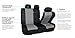 FH Group FB083115 Neoprene Seat Covers (Gray) Full Set with Gift – Universal Fit for Cars Trucks and SUVs