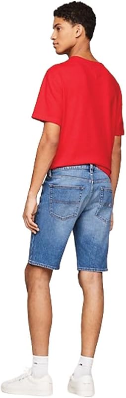 Herren Jeans Shorts mit Stretch, Blau (Denim Medium), 27W