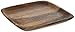 Noritake Kona Wood 12-Inch Square Plate Brown