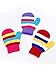 Satinior 3 Pairs Toddler Magic Stretch Mittens Little Girls Soft Knit Mitten Baby Boys Winter Knitted Gloves (Multicolor 4)
