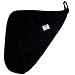 Lifaith Microfiber Makeup Removal Cloths Ultra Soft Facial Cloths, Pack Of 3, 12 x 12-Inch, Black