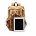 G-raphy Camera Backpack Canvas Bag Photography Backpack DSLR SLR Camera Bag with Rain Cover Hiking Travel for Mirrorless Cameras,Nikon,Canon,Sony,Pentax and etc (Kahki)