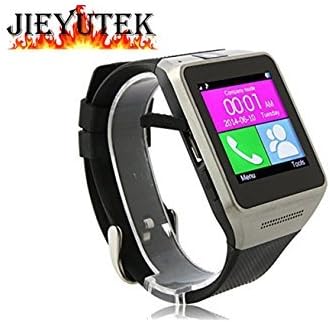 Aberobay GV08 1.54"Touch Screen Multi Language Bluetooth Smart WatchPhone Wristwatch with Handsfree Sync Call,Bluetooth Smart Watch Phone Support SIM Card Smartwatch with Camera WristWatch for IPhone Samsung HTC LG Android Smartphones (GV08-Black)