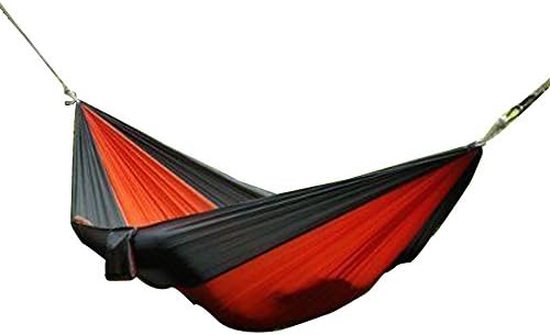 A Comfortable Relaxation Choice Enjoy Portable Parachute Nylon Fabric Travel Camping Hammock For Double Two New