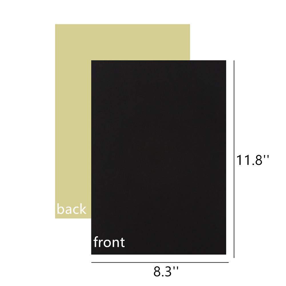 10PCS Self Adhesive Felt, DIY Self Adhesive Fabric for Art & Crafts, Peel and Stick Felt for Drawer and Jewelry Box Felt Liner, A4 Size (8.3