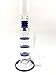 18mm joint Glass slide bowl With Three Blue Layer High-Grade Pipe Bottle By JUSTIN LEFEBVRE