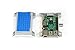 Building block compatible SmartiPi Raspberry Pi B+,2,3, and Pi 3 B+ case – Blue