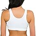 Fruit of the Loom Women's 2-Pack Shirred Front Sport Bra – Removable Pads for Customizable Support
