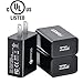 [3-Pack] Quick Charge 3.0, FONKEN 18W 3A USB Wall Charger QC 2.0/3.0 Adapter Fast Charger Block Compatible for Samsung S10/S9/S8/Note 8/7, LG G5, Nexus 9,HTC 10, iPhone, iPad, Wireless Charger (Black) primary