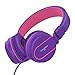 AILIHEN I35Bulk Classroom Kids Headphones (5 Pack) for K-12 School Class Sets Student Children 93dB Volume Limited Wired Foldable Headset for Study Library Computer Lab Testing Centers (Purple)…