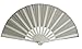 White Performance Folding Fan #3000