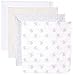 Gerber Baby 4-Pack Receiving Blanket, Elephant, 30