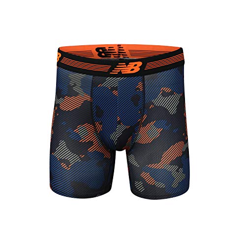 New Balance Men's Standard Performance 6" NO Fly Boxer Brief (4Pack