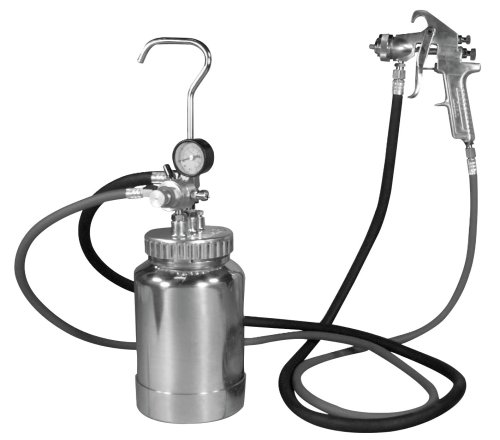 Astro 2PG8S 2 Quart Pressure Pot with Silver Gun and Hose
