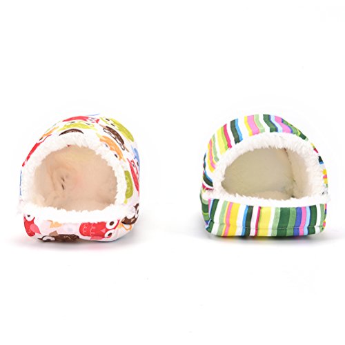 Ioffersuper 1 Pcs Pet Soft Pad/Bed/House/Nest Small Animal Cage For Hamster/Hedgehog/Rat/ (B) - Thumbnail 4