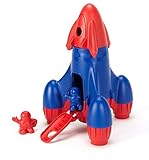 Green Toys Rocket, Red/Blue CB - 4 Piece Pretend