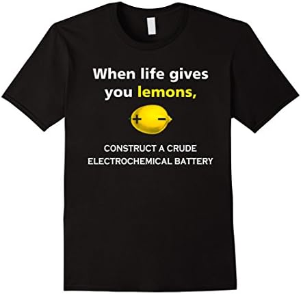 Mens When life gives you lemons... - Funny Engineer T-Shirt Large Black