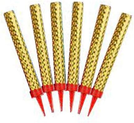 シャンパン花火 パーティー花火 １袋６本 ハッピーバースデーキャンドル B0817h1bpx 900円 大人気 New Arrival 最安値挑戦 年中無休 高品質 通販