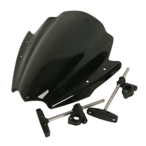Universal Motorcycle Windshield Windscreen 7/8" & 1" Handlebar Mount For Harley