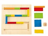 Hape Path Finder Wooden Logic Solving Toddler Puzzle
