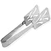 Stainless Steel Tongs 8.3 Inch for Toast and Baking, Kitchen Hand Tool, Easy Wash, for chicken wings,legs,beef,Bread,bbq