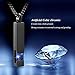 XSMZB Crystal Cremation Urn Jewelry Cube Memorial Ashes Necklace Pendant Keepsake- Black Birthstone Series(Blue)