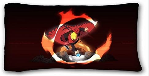 Custom Characteristic ( Anime Naruto ) Pillow Covers Bedding Accessories Size 20"X36" suitable for Queen-bed PC-Yellow-29139