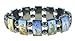Saint Icons Hematite Bracelet Rosary,jesus, Ann Rita, Mary