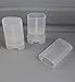 Goege 15 ML Clear Empty Plastic Oval Deodorant Containers Lip Balm Tubes for Lipstick, Crayon,chapstick,homemade Lip Balm,BPA Free (25 Pcs)