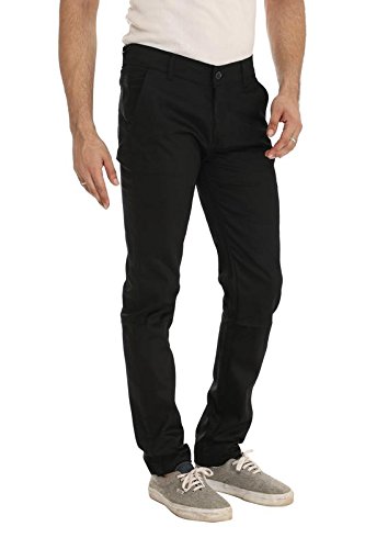 fly shot men's slim fit casual chinos