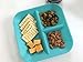 Kiddiebites | 100% Silicone Plates for Babies & Kids | MADE IN THE USA | BPA, BPS, Lead, Cadmium, PVC, & Phthalate Free | Children's Divided Placemat Set | Teal, 2 Pack