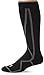 Hot Chillys Men's Mid Volume OTC Sock, Black/Grey/Black, Large