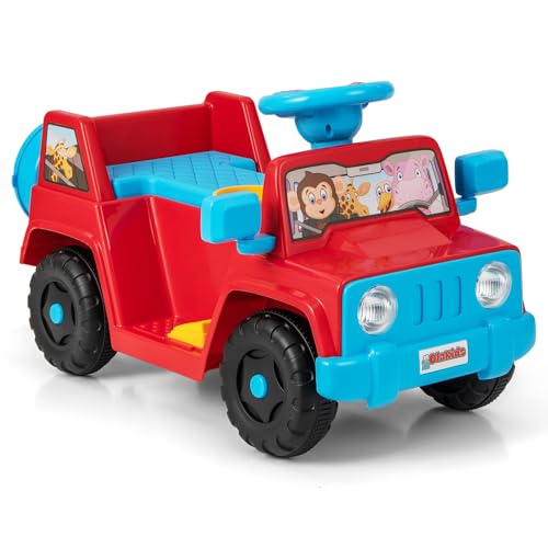 OLAKIDS Ride on Car for Toddlers, 6V Kids Jeep Electric Vehicle with Storage Ti…