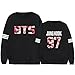 Kpop Hoodie Love Yourself Hoodie SUGA Jimin Jungkook V Rap J-Hope Jin Hoodies Sweatshirts Orange