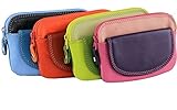 Visconti RB60 Multi Color Leather Coin Purse Key Wallet With Key Chain