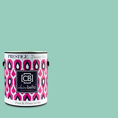 Clairebella, Modern Pop Collection, Interior Paint and Primer In One, 1-Gallon, Flat, Pistachio