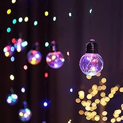 Wishing Ball Curtain Twinkle Starry Light 8 Modes