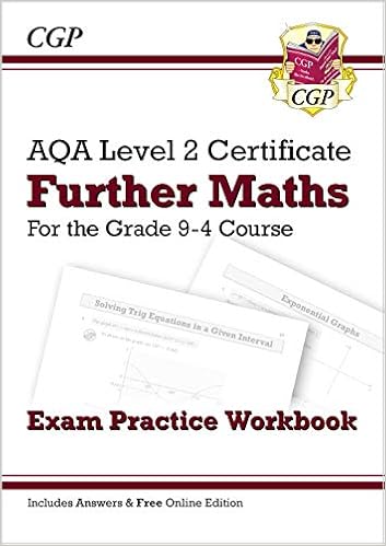 Grade 9 4 Aqa Level 2 Certificate Further Maths Exam Practice Workbook With Ans Online Ed Cgp Gcse Maths 9 1 Revision Cgp Books Cgp Books Amazon In Books