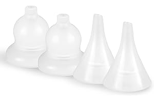 Baby Nasal Aspirator Replacement Tips - 2 Sets/4 Pieces Reusable Tips Compatible with Watolt / Grownsy / LittleTora / HEYVALUE / X-Bosak / Cocobela / TEQIN