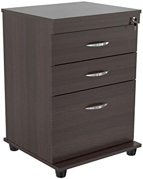 Espresso Wengue File Cabinet Accessory Drawers & 1 File Drawer