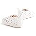 Meckior Save Beautiful Toddler Baby Girls Boys Shoes Infant First Walkers Sneakers (0-6 Months, White)