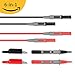 Test Leads Kit AIDBUCKS 6-in-1 Multimeter leads Set Meter Test Probes Banana Plug 6 Pieces Electronic Professional Accessory Kit includes Alligator Clips Lead Extensions etc.