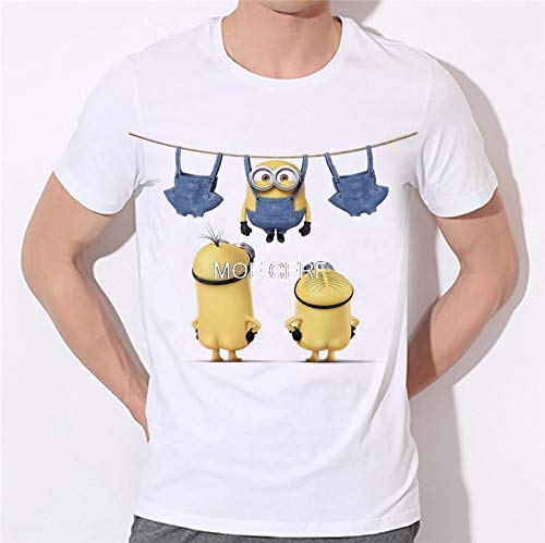 Best Quality - T-Shirts - Summer Clothes Women/Men boy t Shirt Despicable Minions t Shirt 3D Print Cartoon Character Ladies t-Shirts tee Tops 18-5# - by LA Moon's - 1 PCs