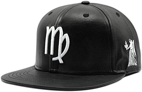 Bayto Unisex Fashion PU Street Hats Hip-hop Bboy Baseball Cap Constellation DT081-virgo