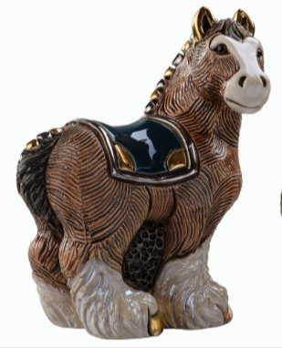 De Rosa - Adult Clydesdale Figurine