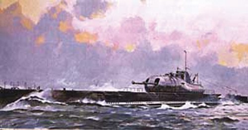 Heller Surcouf French Submarine Boat Model Building Kit