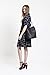 YOUNA Ladies Simple PU Leather Bucket Tote Top-handle Handbag Shoulder Purse Black